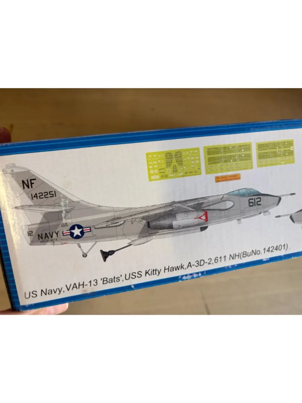 Trumpeter 02872 1/48 EKA-3B Skywarrior US Navy Bomber Plastic Aircraft Model Kit
